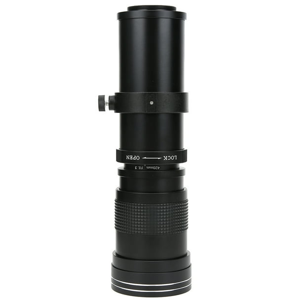 Lente teleobjetivo lente de zoom de enfoque manual F83-16 de 420-800 mm con teleconvertidor 2X para cámara con montura F lente de zoom telefoto Anggrek Otros