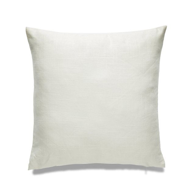 Seattle Winter Ivory With Microgel Feather-Like Insert Pillow
