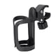 thumbnail image 3 of Portavasos con clip para cochecito, andador, silla de ruedas, andador, antiderrames, color negro B, 3 of 9
