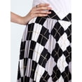 thumbnail image 4 of Free Assembly Women's and Women's Plus Sunburst Pleat Argyle Maxi Skirt, Sizes XS-4X, 4 of 5