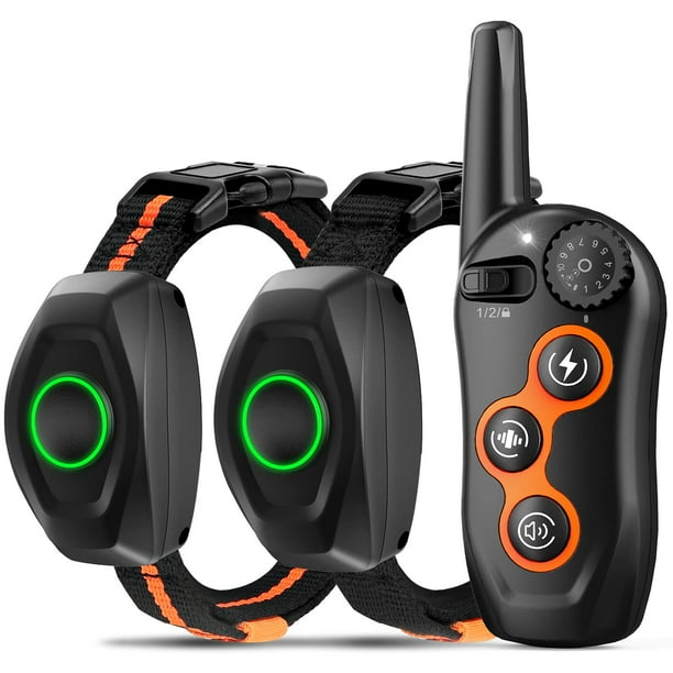 SDOFOS Dog Training Collar, Shock Collar for 2 Dogs with Remote Range