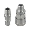 thumbnail image 3 of 2Pcs/Set Quick Release Air Line Hose Fittings Coupler Connector For Air Compressor Hose Air Tools Parts, 3 of 6