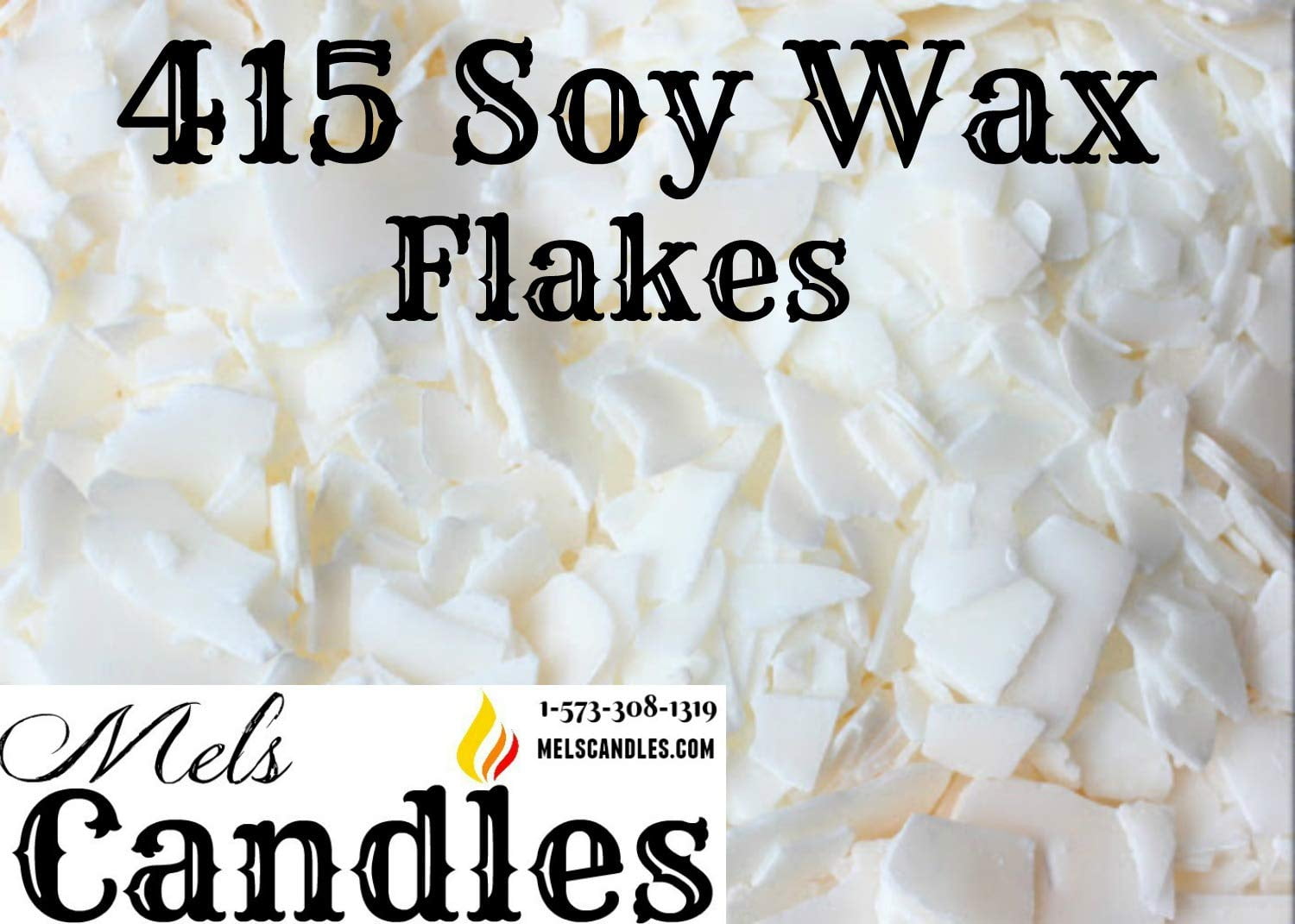 3 Pound Bag of Soy Wax Flakes Natural Soy 125 (415)