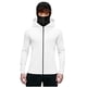 thumbnail image 1 of Chaqueta deportiva de invierno para niños, de color liso, de manga larga, con capucha, informal, con cremallera y bolsillos, de poliéster., 1 of 6
