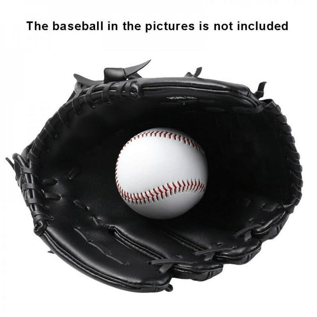 Gant de Baseball/Softball 12,5” Softball Confortable Épaissi Durable Doux en Cuir PVC Gants de Lancer Capteurs de Champ Intérieur