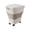 White, variant on POYOGA Large Capacity Food Container Rice Storage Box with Sealed Lid Kitchen Tool