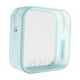 thumbnail image 4 of Bolso cosmético del silicón con los bolsos multiusos reutilizables portátiles del almacenamiento del artículo de tocador del maquillaje de la cremalle azul, 4 of 8