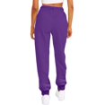 thumbnail image 3 of Pantalons de Survêtement pour Femmes avec Poches Bas Resserré à Cordon Jambe Droite Pantalons de Survêtement Confortables 2023 Pantalons Amples en Coton Jogger Noir 2TG, 3 of 5