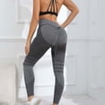 thumbnail image 2 of frariair ​Plus Size Tummy Control Leggings For Women High Waist Compression Yoga Pants Moisture Wicking Gym Fitness Running Tights​ Dark Gray, 2 of 7