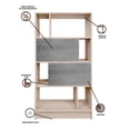 thumbnail image 4 of Librero Organizado DEREK Con Puertas Minimalista, 4 of 5