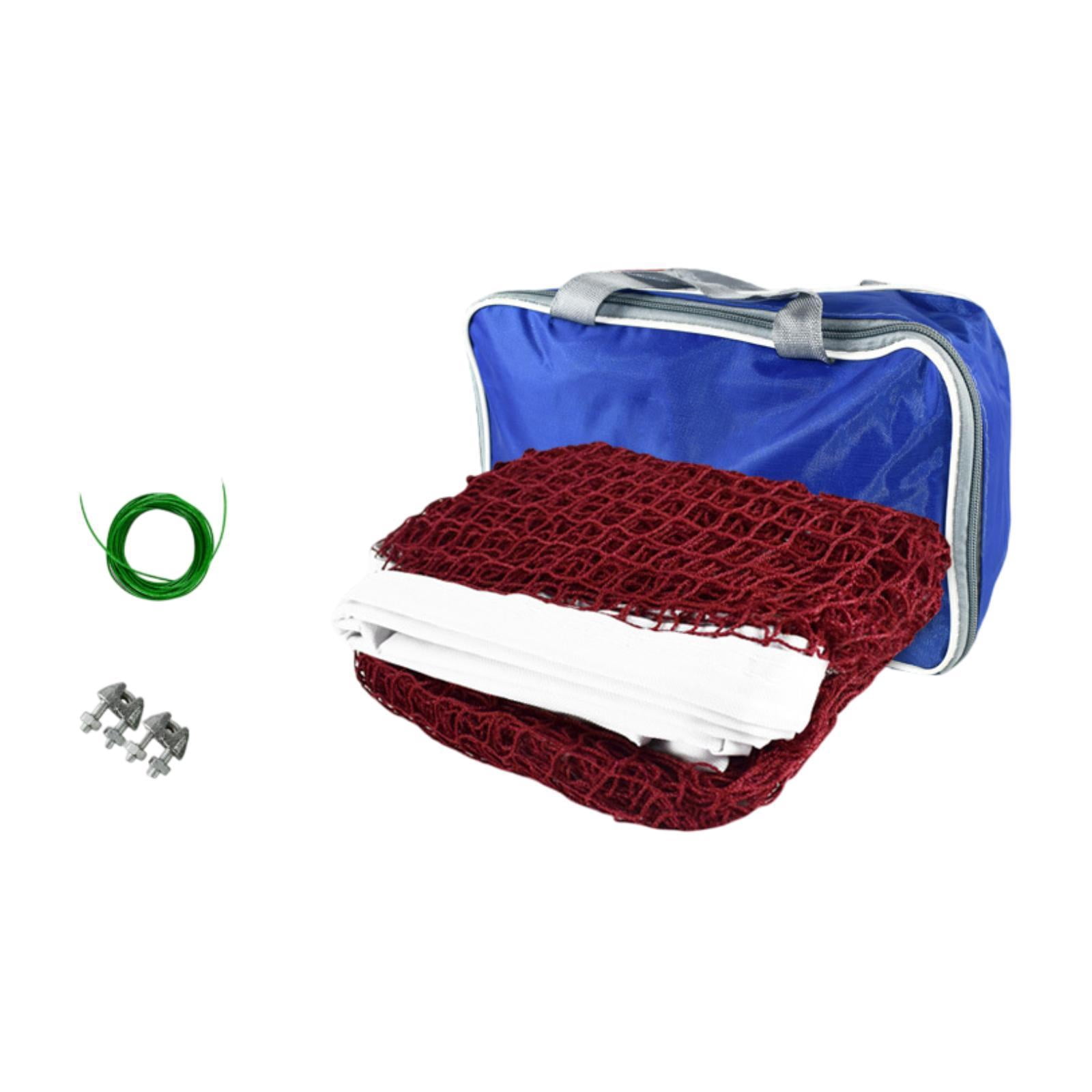 QccHieUs Badminton Net Only with Carrying Bag Professional Easy Setup Mesh Net Convenient 6.1m