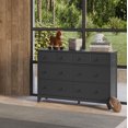 thumbnail image 4 of Commode de rangement double avec 6 tiroirs Moss de Storkcraft, 4 of 9