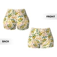 thumbnail image 5 of Haiem Fruit No Front Seam Biker Shorts for Women Yoga Workout Gym Bike Shorts with Tummy Control Moisture-Wicking-XX-Large, 5 of 9