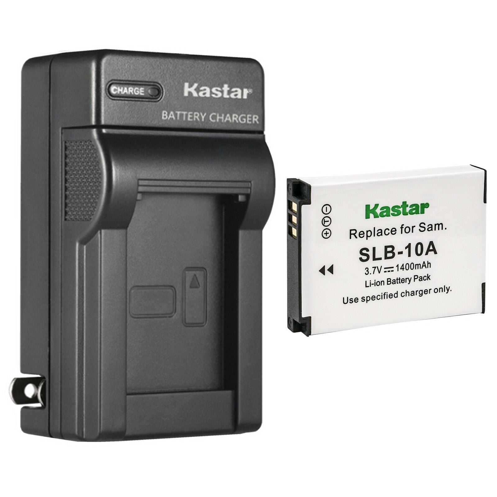 Kastar 1Pack SLB10A Battery and AC Wall Charger Replacement for