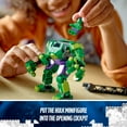 thumbnail image 6 of LEGO Marvel Hulk Mech Armor, Posable Marvel Building Toy, Avengers Action Figure for 6 Year Old Boys, Girls and Kids or Marvel Fans of Any Age, 76241, 6 of 8