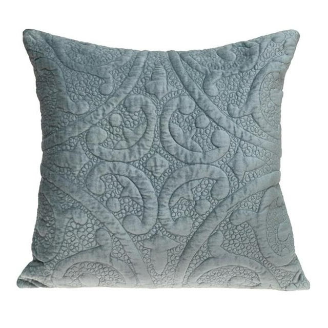Parkland Collection PILL21338P Coussin Carré en Mousse Grise et Mer Cristal Transitionnel