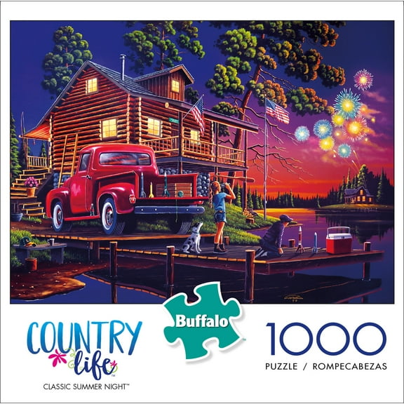 Buffalo Games Country Life Classic Summer Night 1000 Pieces Jigsaw Puzzle