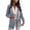Blue, variant on Crgrtght Womens Blazer Long Sleeve Turn Down Collar Lightweight Solid Slim Work Formal Dressy Casual Office Career Jacket Blue XXXL