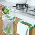 thumbnail image 4 of 4 Pcs Plastic Portable Trash Bag Rack Holder Hanging Trash Garbage Bag Holder Space-Saving Garbage Hooks for Kitchen Cupboard, 4 of 5