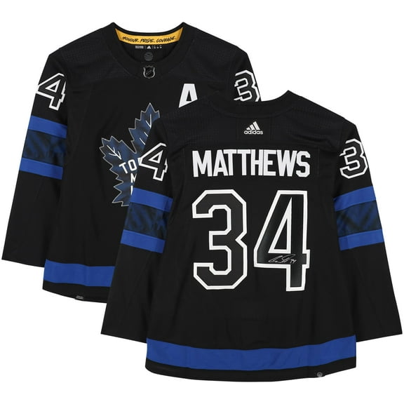 Auston Matthews Toronto Maple Leafs Autographed Black Alternate Adidas Authentic Jersey - Fanatics Authentic Certified
