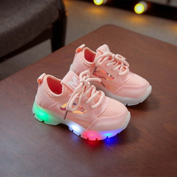 Pink light shoes sale