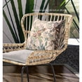 thumbnail image 4 of Watercolor Lilac Bulb Indoor/Outdoor Pillow with Removable Cover in Green Brown 26x26, 4 of 5
