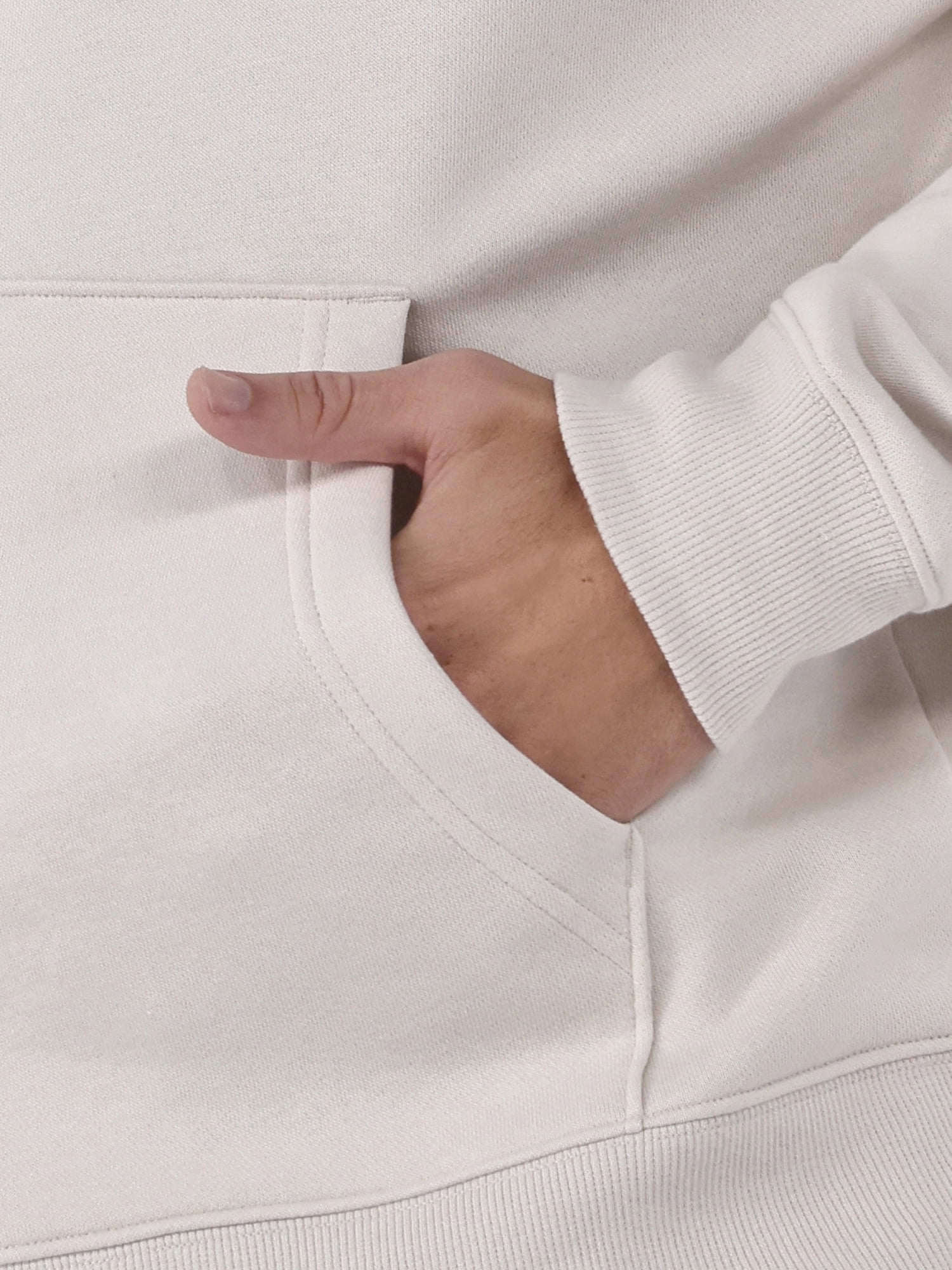 No Boundaries All Gender Oversized Fleece Hoodie Sweatshirt, 1 or 2-Pack, Men's