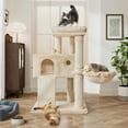 Amolife 36 Inch Cat Tower MultiLevel Cat Tree with Scratching Posts