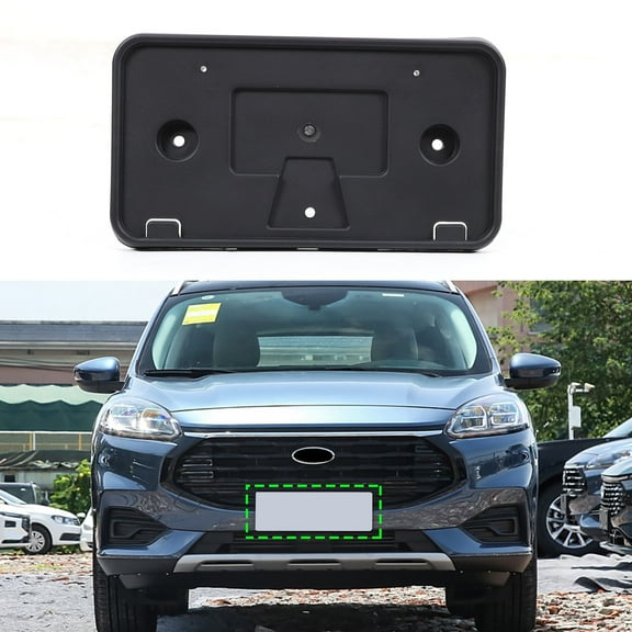 Front License Plate Bracket for 2008-2012 Ford Escape (U.S. Version), Front License Plate Bracket Part, Front Bumper License Plate Frame