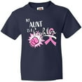 thumbnail image 3 of Inktastic My Aunt is a Fighter- Breast Cancer Awareness Youth T-Shirt, 3 of 5