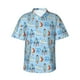 thumbnail image 1 of Fotbe Cartoon Rocket With Space Camisa Hawaiana para Hombre Unisex – Camisa Casual de Verano con Botones de Manga Corta de Algodón y Lino,X-Large, 1 of 7