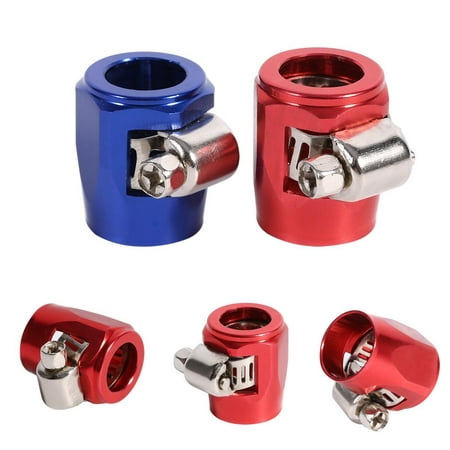 Yosoo AN6 Hose End Finishers Fuel Oil Water Line Clip Clamp for Auto Car, Hose End Clamp, Hose End
