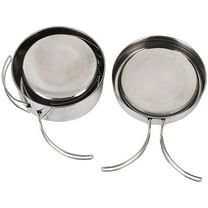 Supvox 1 Set of Camping Cookware Stainless Steel Backpacking Cookware Silver Corrosion Resistant