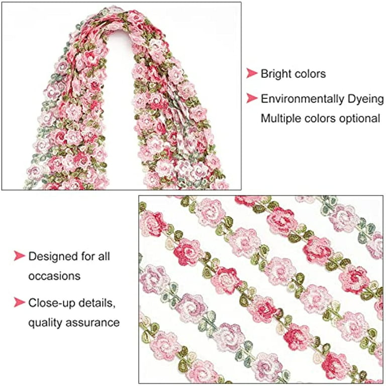 Shop PandaHall 18 Yards 6 Style Daisy Ribbon Cotton Sunflower Decorating  Lace Flower Embroidered Trim Ribbons for Dress Hair Bridal Accessories  Wedding Party Decoration Sewing Art Craft for Jewelry Making - PandaHall  Selected
