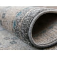 thumbnail image 6 of Unique Loom Color Bordered Traditional Area Rugs, Gray, 6 of 8