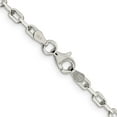 thumbnail image 4 of Sterling Silver 2.75mm Elongated Open Link Chain (18 X 2.75) Made In India qfc52-18, 4 of 4