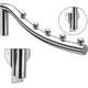thumbnail image 3 of Foldable Wall Hanger, Foldable Wall Mounted Clothes Drying Rack, Steel Clothes Rack Wall Hanger Holder With Foldable Swing Arm Bracket Hook Hanger, 3 of 5