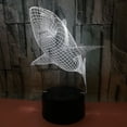 thumbnail image 4 of YSITIAN 3D LED Optical Illusion Acrylic Night Light with Remote & Smart Touch 7 Colors Changing（shark） YT-14065, 4 of 7