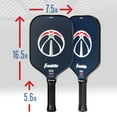 thumbnail image 2 of Franklin Sports NBA Washington Wizards Pickleball Paddle - Official NBA Team Pickleball Paddles - USAP (USAPA) Approved Premium Quality Pickleball Paddles - Authentic Team Logos + Colors, 2 of 12