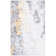 thumbnail image 2 of Safavieh Santa Monica Tyson Abstract Machine Washable Area Rug, Gray/Gold, 3' x 5', 2 of 11