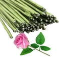 thumbnail image 2 of 150 Pcs 18 Gauge Floral Stem Wire, Flower Green Stem Rod, Artificial Green Crafts Wire, Wreath Making Supplies for Flower DIY, Wedding Bouquet (14inch, Mixed Colors), 2 of 6