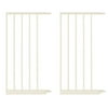 North States Wide Portico Arch Baby Gate 5 Bar Extension, Ivory (2 Pack)