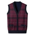 thumbnail image 1 of Fall And Winter New Cardigan Sweater Undershirt Men's Inner Warm Vest Coat, 1 of 4