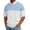 #0107-Blue, variant on Mens Slim Fit Contrast Panel Half Zip Windbreaker Shirt Solid Color Block Summer Vacation Top for Young Men