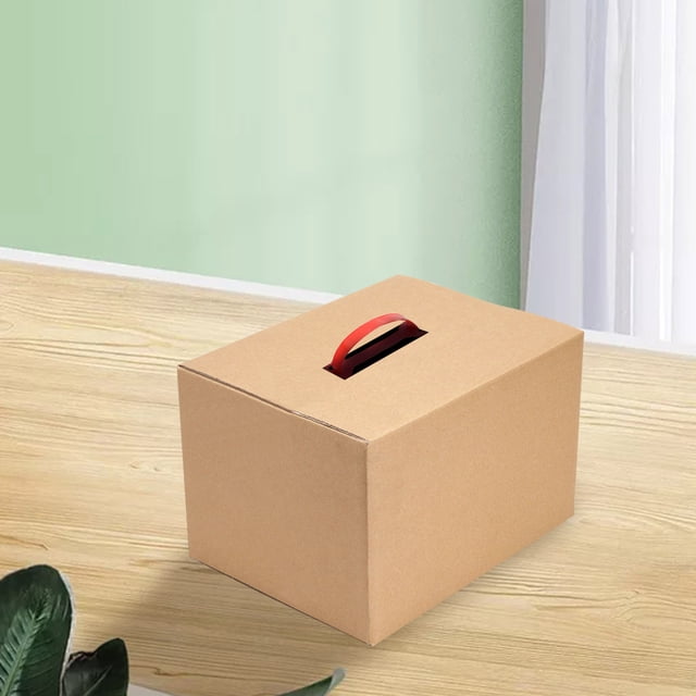 CRILSTYLEO 100 Pcs Poignées de Transport Rouges pour Boîtes Installation Facile Sangle Pe pour Déménagement