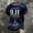 Navy, variant on Xneal 911 25th Anniversary T-Shirt Short Sleeve Casual Print Never Forget 911 Blue Shirts for Men Size 2XL