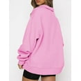 thumbnail image 3 of Womens Oversized Sweatshirts Hoodies Half Zip Pullover Fall  Outfits 2023 Y2k Clothes, 3 of 7