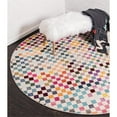thumbnail image 2 of Unique Loom 3139811 8 x 8 Pi. Palm Bay Tapis Chromatique Rond & 44; Multi Couleur, 2 of 2