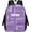 Purple, variant on Custom Name 17.7 Inch Casual Backpack, Personalized Lightweight Laptop Backpack Casual Daypack Travel Bag for Men Women