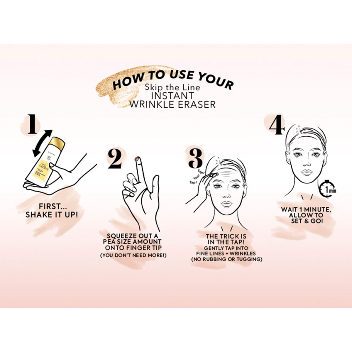Nakery Beauty Skip the Line Instant Wrinkle Eraser (Plumps + Blurs) 1.69 fl oz